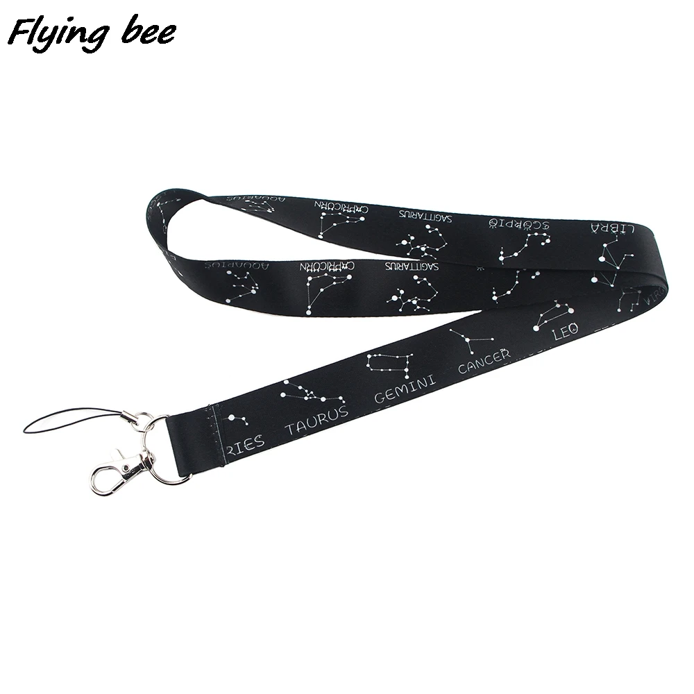 Flyingbee Black Twelve Constellations Painting Art Key Chain Lanyard Neck Strap For Phone Keys ID Card Creative Lanyards X1309
Flyingbee Black Twelve Constellations Painting Art Key Chain Lanyard Neck Strap For Phone Keys ID Card Creative Lanyards X1309