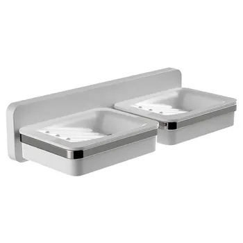 1pc Soap Draining Dishes Wall Soap Holder Punch-free Storage Shelf Dual Soap Boxes Rack for Dorm Kitchen Toilet
1pc Soap Draining Dishes Wall Soap Holder Punch-free Storage Shelf Dual Soap Boxes Rack for Dorm Kitchen Toilet