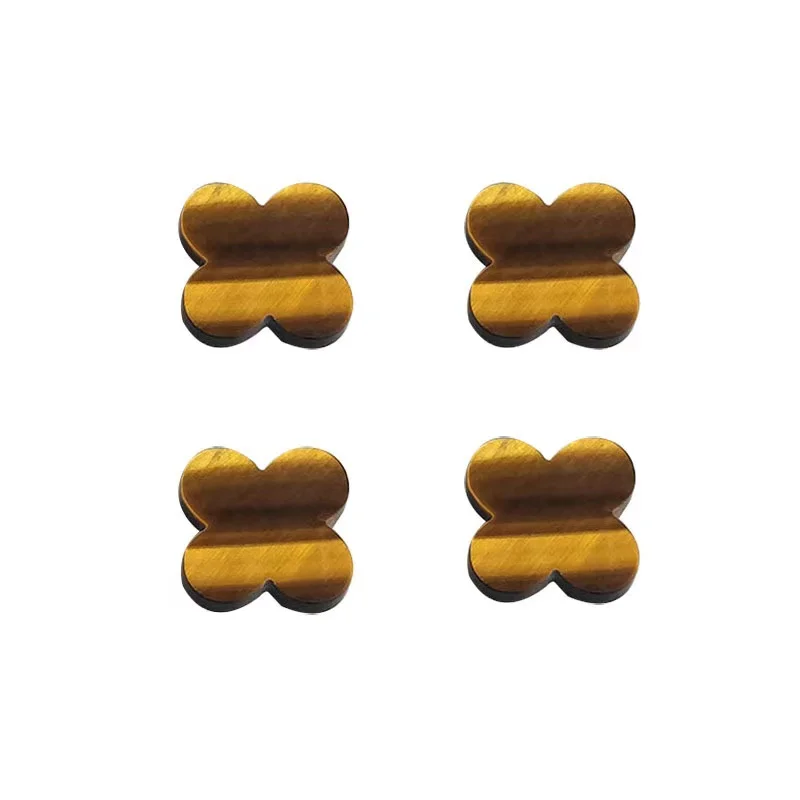 14x14mm Tiger Eye Lucky Flower wholesale Clover Gemstone Loose Beads For Jewelry Making Fashion Jewelry 10pcs/lot
14x14mm Tiger Eye Lucky Flower wholesale Clover Gemstone Loose Beads For Jewelry Making Fashion Jewelry 10pcs/lot