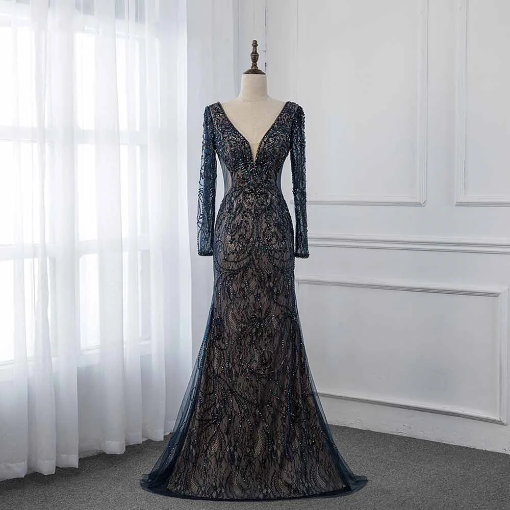Charming 2019 Prom Dress Sexy V Neck Straps Long sleeves Party Gown Long Dresses Evening
Charming 2019 Prom Dress Sexy V Neck Straps Long sleeves Party Gown Long Dresses Evening