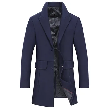 2019 New Long Thick Plus Size Wool Coat High Quality Single Breasted Erkek Palto
2019 New Long Thick Plus Size Wool Coat High Quality Single Breasted Erkek Palto