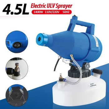 4.5L 110V/220V Electric ULV Fogger Sprayer Mosquito Fogging Machine Intelligent Ultra-Low Capacity Steaming Disinfection Devices
4.5L 110V/220V Electric ULV Fogger Sprayer Mosquito Fogging Machine Intelligent Ultra-Low Capacity Steaming Disinfection Devices