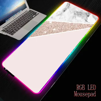 Mairuige White Pink Marble Gaming RGB Mouse Pad Computer RGB Backlit Mause Pad Large Mousepad XXL for Desk Keyboard LED Mice Mat
Mairuige White Pink Marble Gaming RGB Mouse Pad Computer RGB Backlit Mause Pad Large Mousepad XXL for Desk Keyboard LED Mice Mat
