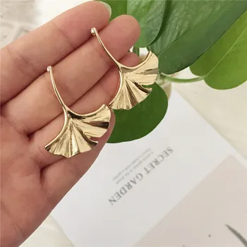 Chic Gold Color Gingko Leaf Drop Earrings For Women Thanksgiving Gift High Quality Unique Jewelry
Chic Gold Color Gingko Leaf Drop Earrings For Women Thanksgiving Gift High Quality Unique Jewelry