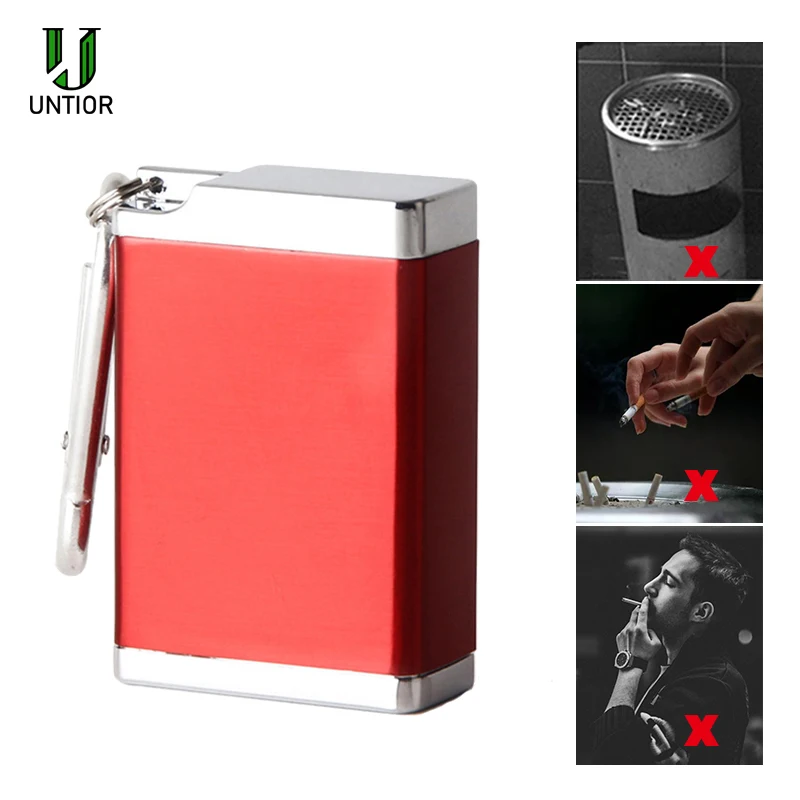 UNTIOR Mini Portable Ashtray Cigarette Keychain Outdoor Use Pocket Smoking Smoking Ash Tray with Lid Key Chain for Travelling
UNTIOR Mini Portable Ashtray Cigarette Keychain Outdoor Use Pocket Smoking Smoking Ash Tray with Lid Key Chain for Travelling