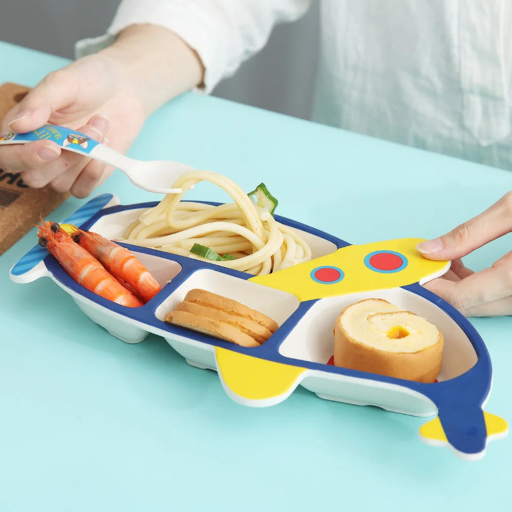 Cartoon Baby Tableware Creative Airplane Shape Bowls Plate Dinnerware Food Container Kids Feeding Dishes +Spoon+fork 2019 New
Cartoon Baby Tableware Creative Airplane Shape Bowls Plate Dinnerware Food Container Kids Feeding Dishes +Spoon+fork 2019 New