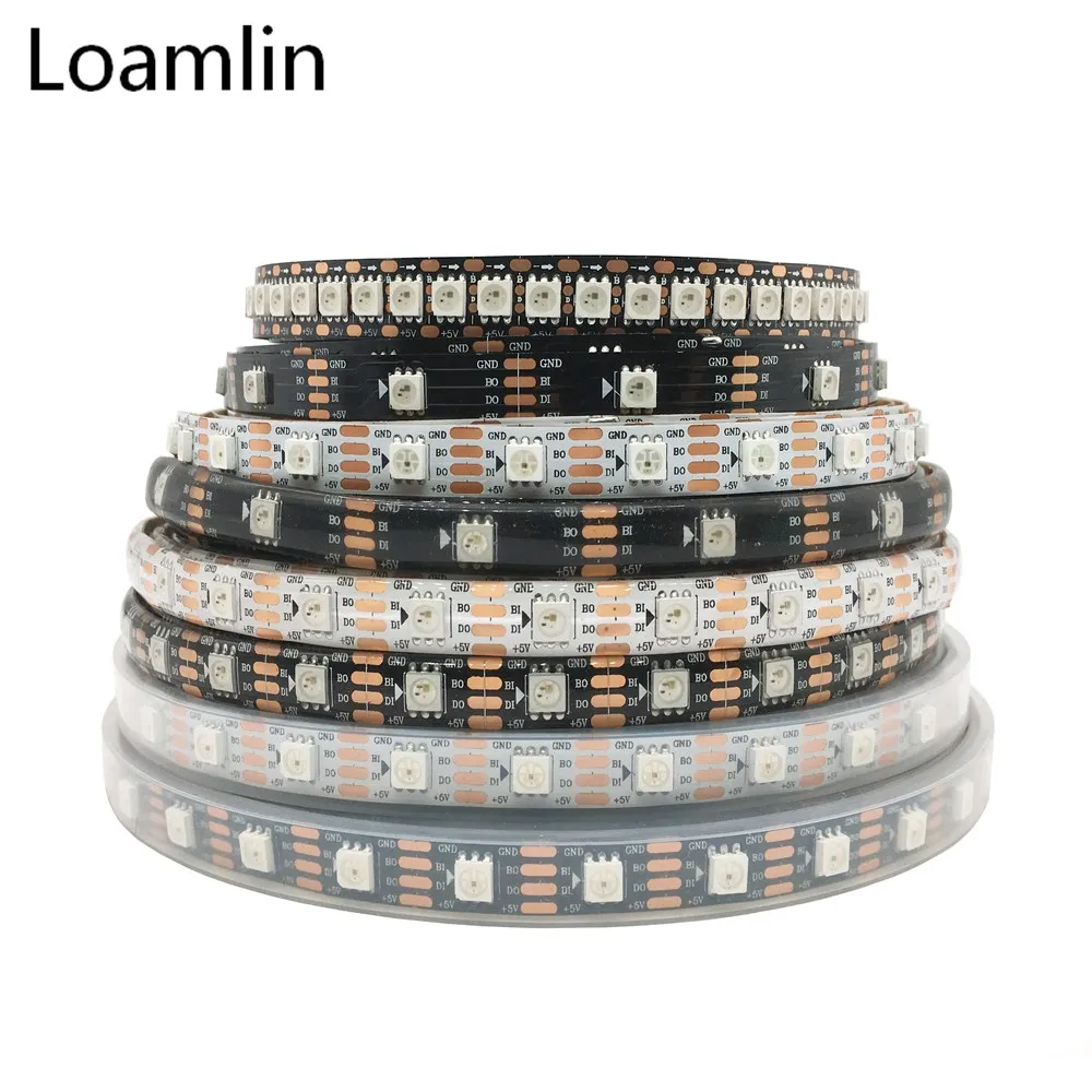 WS2813 Led Pixel Strip Dual-Signal 30/60/100/144 pixels/leds/m WS2812B Updated Black/White PCB IP30/65/67 DC5V 1m 2m 3m 4m 5m
WS2813 Led Pixel Strip Dual-Signal 30/60/100/144 pixels/leds/m WS2812B Updated Black/White PCB IP30/65/67 DC5V 1m 2m 3m 4m 5m