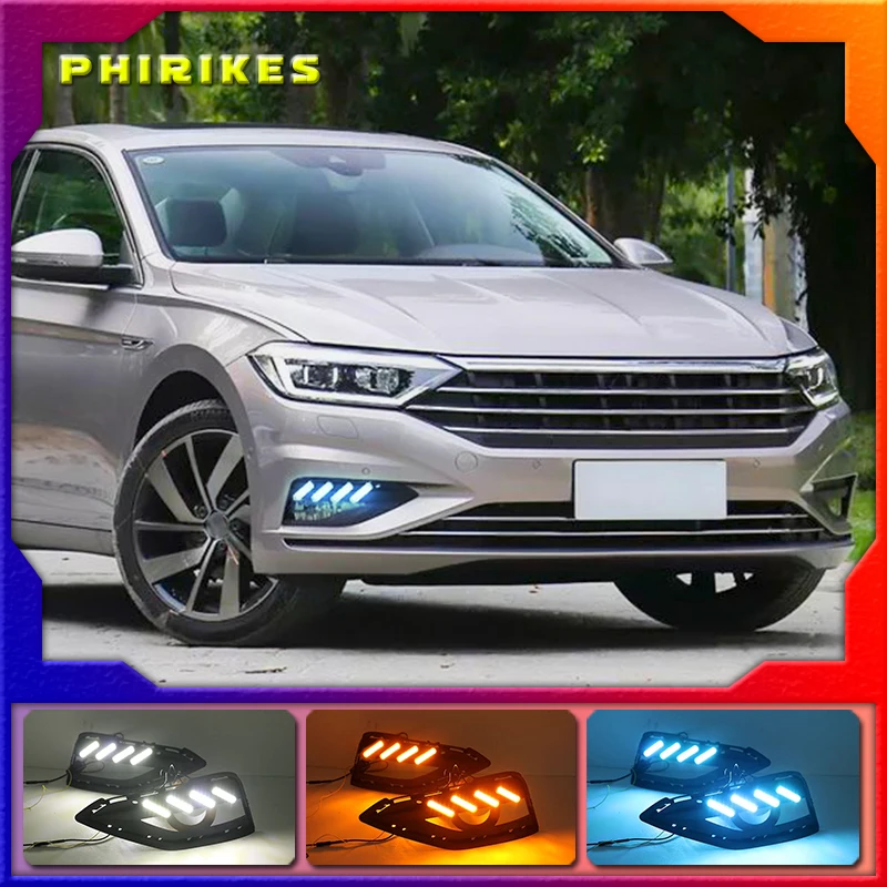 For Volkswagen VW Jetta Sagitar MK6 2019 driving LED DRL Daytime Running Light Daylight Fog lamp 
For Volkswagen VW Jetta Sagitar MK6 2019 driving LED DRL Daytime Running Light Daylight Fog lamp