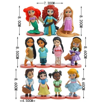 11pcs/set Disney Princess Action Figures Toys Rapunzel Snow Cinderella White Snow Fairy Rapunzel Doll Decoration Children Gift
11pcs/set Disney Princess Action Figures Toys Rapunzel Snow Cinderella White Snow Fairy Rapunzel Doll Decoration Children Gift