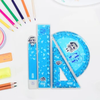 Anime Kaguya-sama 4 Pcs/Set New Straight Ruler Protractor Students Math Geometry Soft Bendable Plastic Triangle Ruler Set
Anime Kaguya-sama 4 Pcs/Set New Straight Ruler Protractor Students Math Geometry Soft Bendable Plastic Triangle Ruler Set