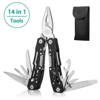 Portable Pocket Multitool EDC Stainless Steel Multitool Pliers Knife Screwdriver for Outdoor Survival Camping Hunting and Hiking
Portable Pocket Multitool EDC Stainless Steel Multitool Pliers Knife Screwdriver for Outdoor Survival Camping Hunting and Hiking