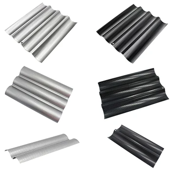 French Bread Baking Mold Bread Wave Baking Tray Cake Baguette Mold Pans 2/3/4 Groove Bread Baking Tools
French Bread Baking Mold Bread Wave Baking Tray Cake Baguette Mold Pans 2/3/4 Groove Bread Baking Tools