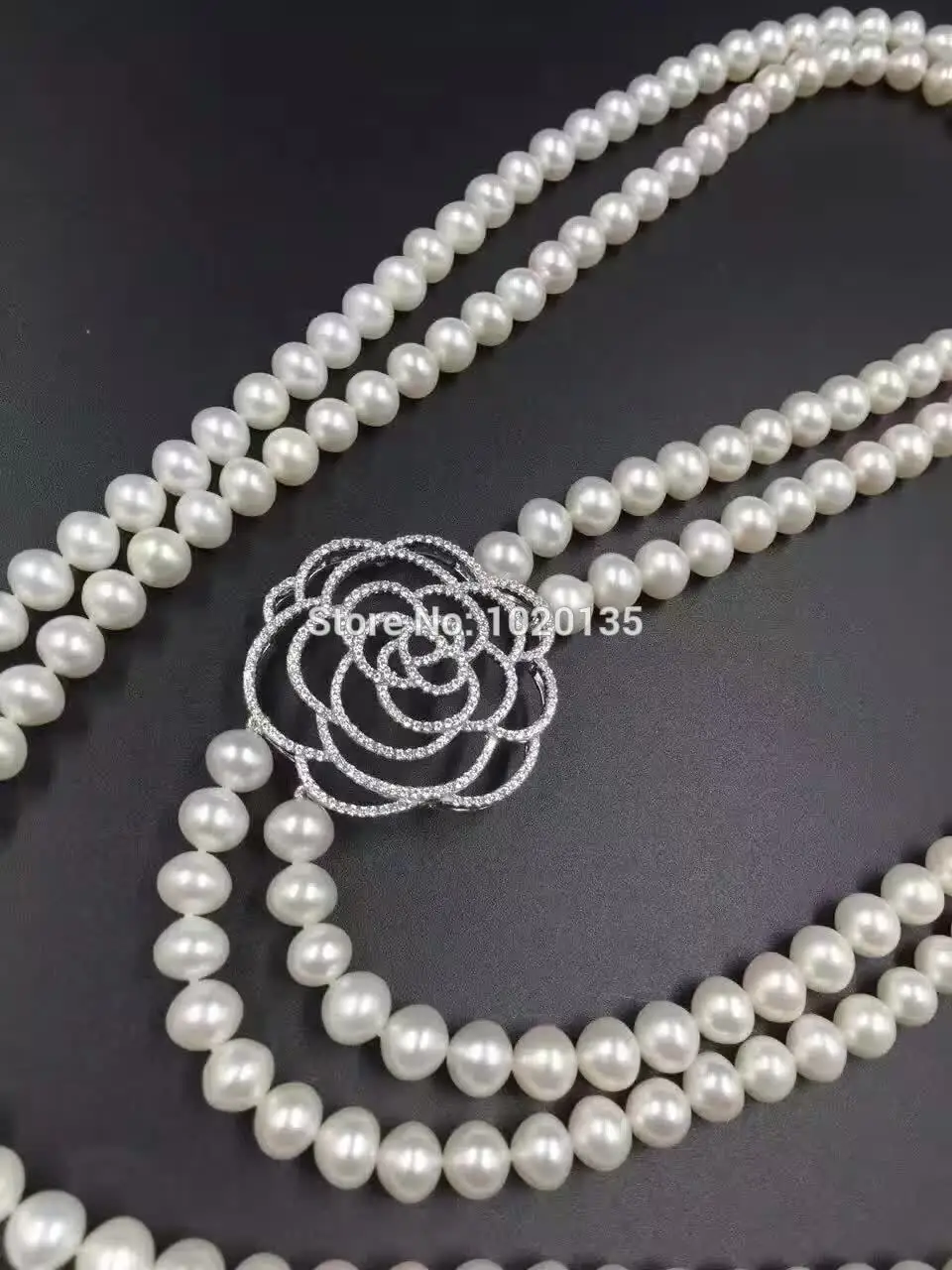 2rows white freshwater pearl near round 8-0mm necklace wholesale nature beads 28-32inch
2rows white freshwater pearl near round 8-0mm necklace wholesale nature beads 28-32inch