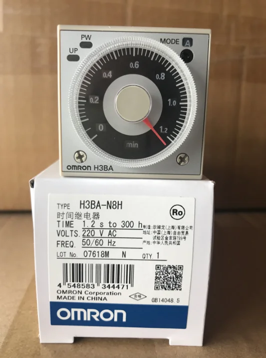 1 шт. Omron Timer H3BA-N8H H3BAN8H 220VAC от 2 с до 300 ч в коробке-Новый * MO | Безопасность и защита