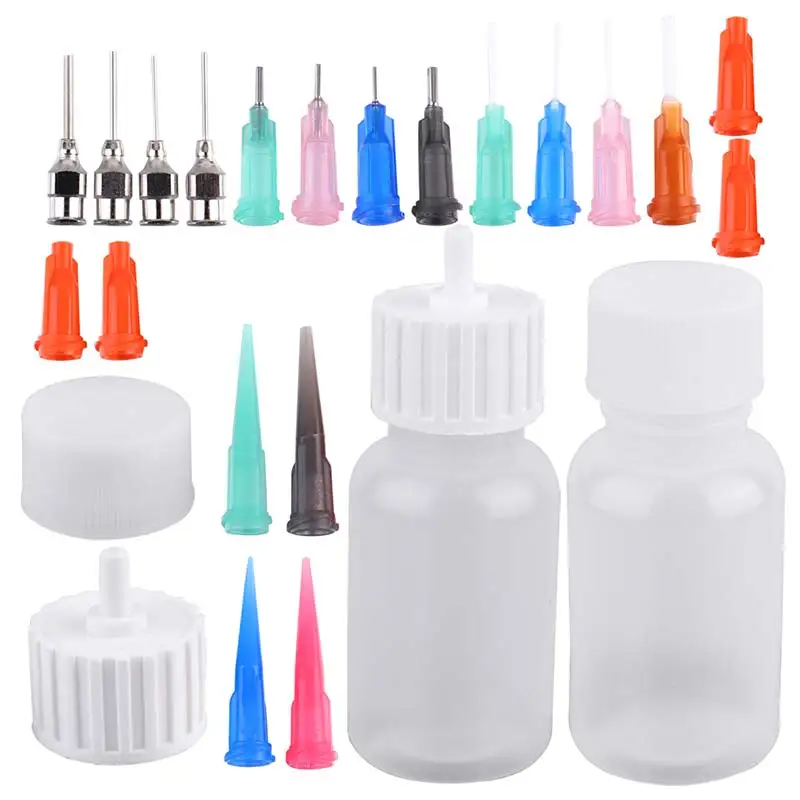 24pcs/set Tattoo Painting Tattoo Needle Plastic Bottle 30ml Plus Nozzle Set Body Painting Accessories Body Art Tattoo Tool
24pcs/set Tattoo Painting Tattoo Needle Plastic Bottle 30ml Plus Nozzle Set Body Painting Accessories Body Art Tattoo Tool