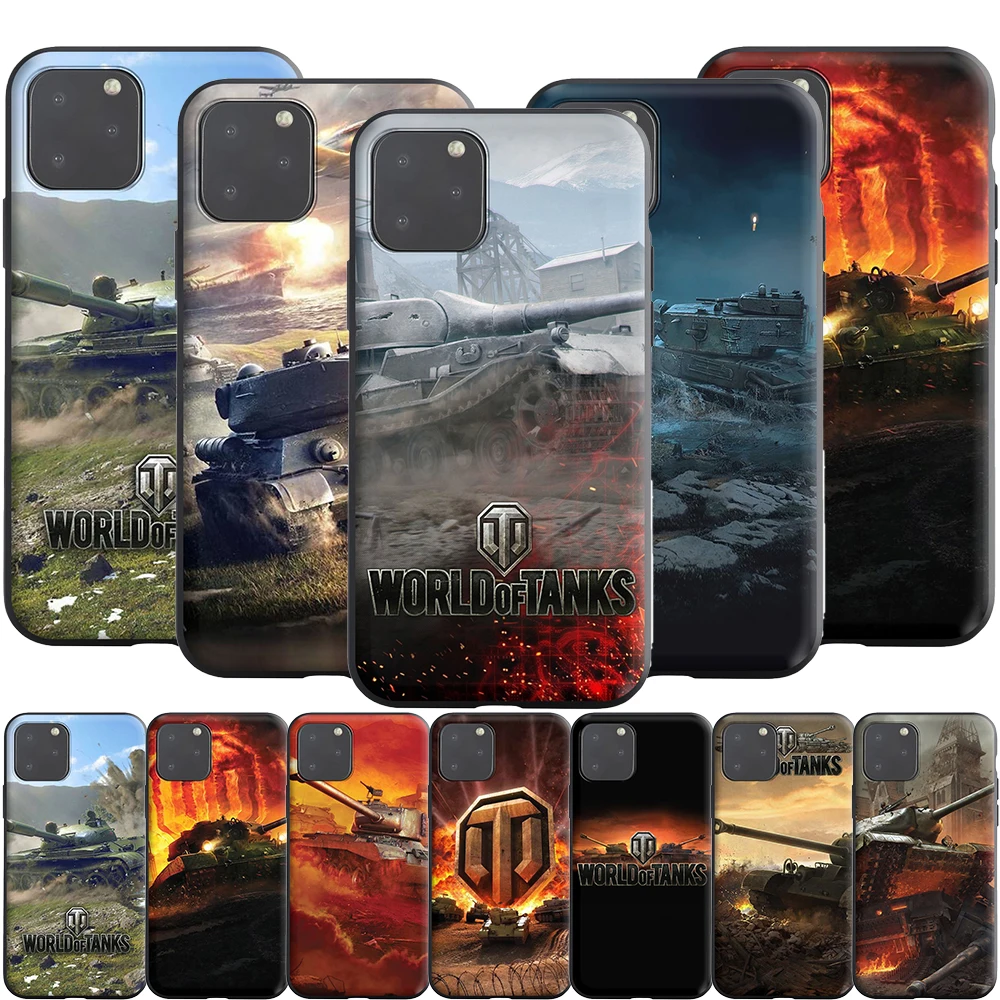 Силиконовый чехол World of Tanks для Apple iPhone 13 12 Mini 11 Pro XS X XR Max 8 7 6S 6 Plus SE 5S | Мобильные
