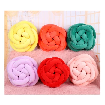 Knot Pillows Newborn Crib Cushion Cuddle Pillow Infant Weaving Bumpers Baby Crib Protection Toddler Room 
Knot Pillows Newborn Crib Cushion Cuddle Pillow Infant Weaving Bumpers Baby Crib Protection Toddler Room