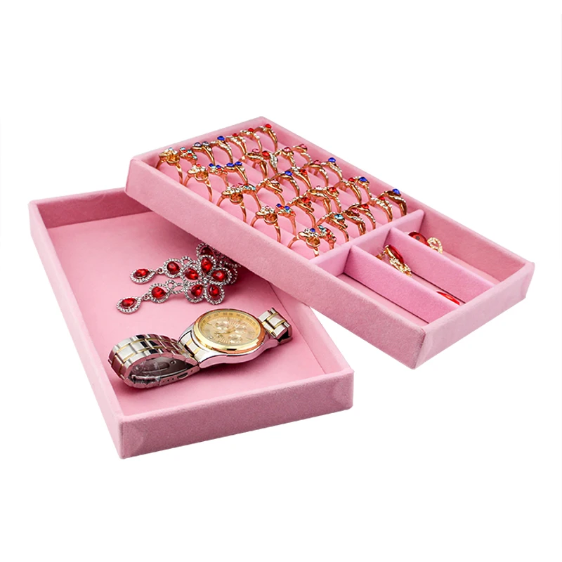 Portable Velvet Ring Insert Jewelry Display Tray Holder Stand Case Trinket Shop Presentation Organizer Storage Box 21*12.5*2.5cm
Portable Velvet Ring Insert Jewelry Display Tray Holder Stand Case Trinket Shop Presentation Organizer Storage Box 21*12.5*2.5cm