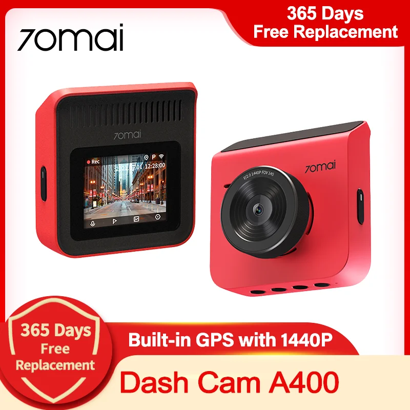₽ 3500-400:ITSFRIDAY400 Видеорегистратор 70mai A400 1440P с двойным зрением и управлением через