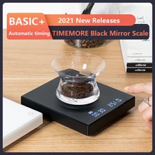 Timemore 2021 New BLACK BASIC+ Coffee Scale, Smart digital scale, pour coffee, Electronic Drip Coffee Scale with Timer 2kg Timemore 2021 New BLACK BASIC+ Coffee Scale, Smart digital scale, pour coffee, Electronic Drip Coffee Scale with Timer 2kg