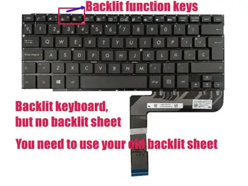 Spanish Backlit Black keyboard for Asus TP301U/TP301UA/TP301UJ/Q303UA Teclado No backlit sheet
Spanish Backlit Black keyboard for Asus TP301U/TP301UA/TP301UJ/Q303UA Teclado No backlit sheet