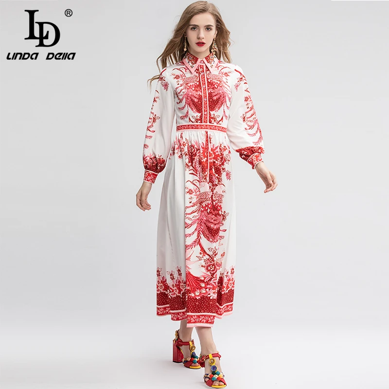 LD LINDA DELLA Spring Fashion Runway Dress Women's Long Sleeve Charming Floral Print Beading Holiday Party Casual Long Dress
LD LINDA DELLA Spring Fashion Runway Dress Women's Long Sleeve Charming Floral Print Beading Holiday Party Casual Long Dress