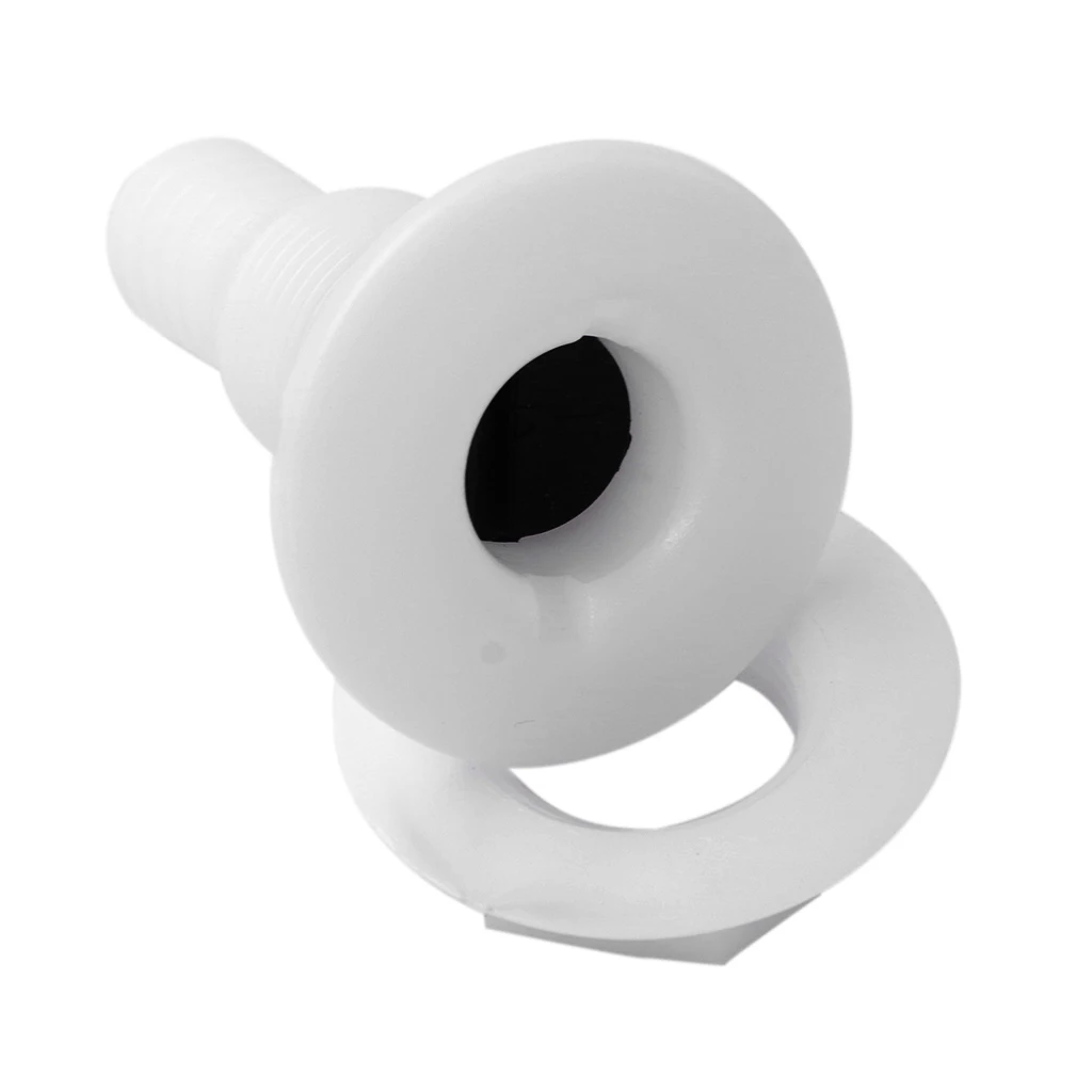 Marine 3/4 Inch Plastic Covered Thru-Hull Bilge Pump Hose Fitting For Boats Marine 3/4 Inch Plastic Covered Thru-Hull Bilge Pump Hose Fitting For Boats