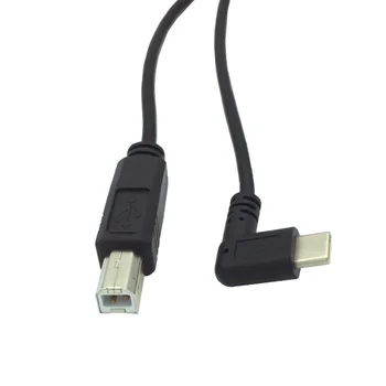 50cm Elbow angled USB-C USB 3.1 type-c Type C Male Connector to USB 2.0 B Type Male Data printer Cable 0.5m
50cm Elbow angled USB-C USB 3.1 type-c Type C Male Connector to USB 2.0 B Type Male Data printer Cable 0.5m