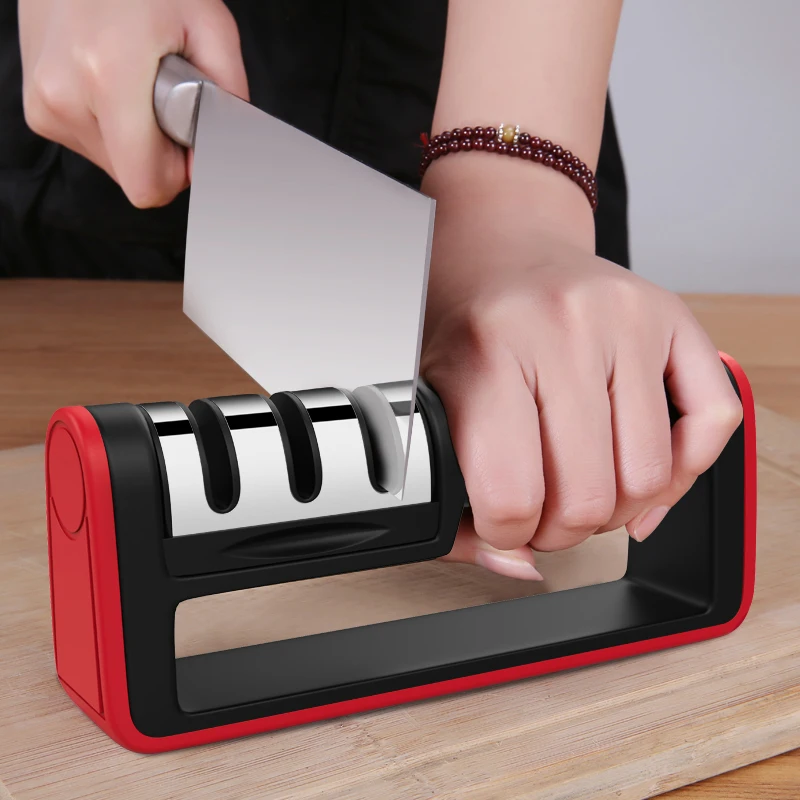 3 Stages Professional Knife Sharpener Sharpening Stone Grinder Knives Whetstone Tungsten Diamond Ceramic Sharpener Tool
3 Stages Professional Knife Sharpener Sharpening Stone Grinder Knives Whetstone Tungsten Diamond Ceramic Sharpener Tool