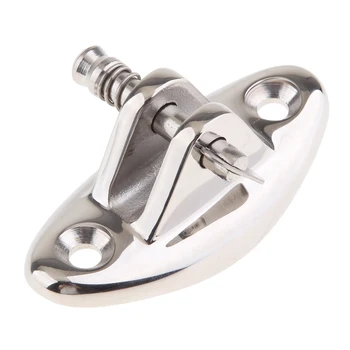 Stainless Steel Deck Hinge Boat Bimini Top Fitting 90° Pin Parts Hardware 
Stainless Steel Deck Hinge Boat Bimini Top Fitting 90° Pin Parts Hardware
