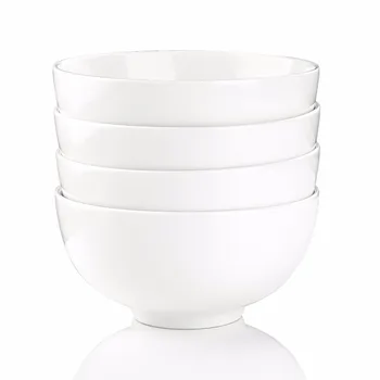 MALACASA Series Regular 4 Pieces 750ML Porcelain Ceramic Cereal Bowls Ivory White Salad Soup Rice Bowls (12.5*12.5*6.5cm)
MALACASA Series Regular 4 Pieces 750ML Porcelain Ceramic Cereal Bowls Ivory White Salad Soup Rice Bowls (12.5*12.5*6.5cm)