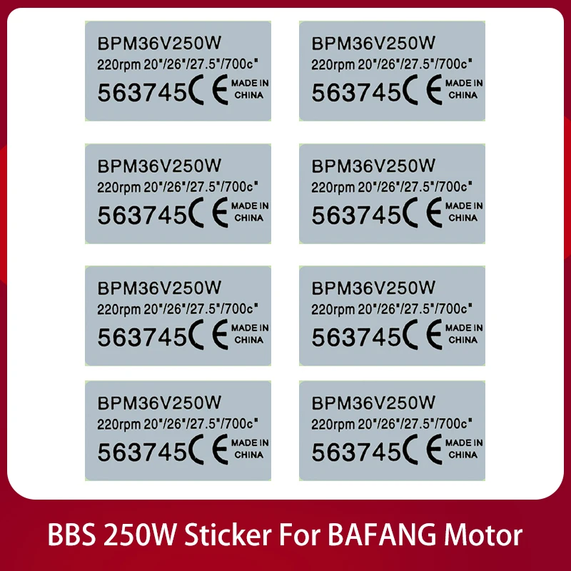 BBS 36V 250W Mid Drive Motor Sticker Electric Bicycle Conversion Kit Sticker for HUB Wheel Dirve eBike 350W 500W 750W 1000W Moto
BBS 36V 250W Mid Drive Motor Sticker Electric Bicycle Conversion Kit Sticker for HUB Wheel Dirve eBike 350W 500W 750W 1000W Moto