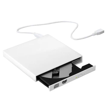 External Dvd Drive Optical Drive Usb 2.0 Cd Rom Player Cd-Rw Burner Writer Reader Recorder Portable for Laptop Windows Pc(White)
External Dvd Drive Optical Drive Usb 2.0 Cd Rom Player Cd-Rw Burner Writer Reader Recorder Portable for Laptop Windows Pc(White)