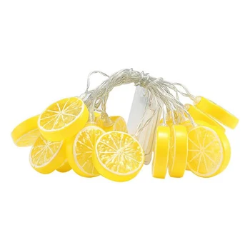 Christmas Lights String 10LEDs 20LEDs 40LEDs Lemon Fruit Light String Lemon LIghts USB/Battery Powered Party Wedding Decoration
Christmas Lights String 10LEDs 20LEDs 40LEDs Lemon Fruit Light String Lemon LIghts USB/Battery Powered Party Wedding Decoration