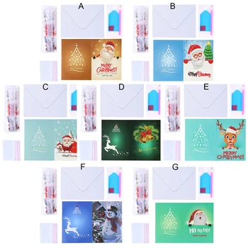 Funny Cartoon 5D DIY Diamond Embroidery Painting Christmas Greeting Card Paper Craft Postcards with Tools Envelope
Funny Cartoon 5D DIY Diamond Embroidery Painting Christmas Greeting Card Paper Craft Postcards with Tools Envelope