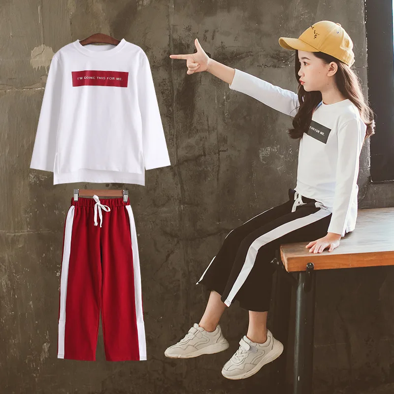 CHILDREN'S Suit 2018 Spring And Autumn New Style Big Boy Hoodie Suit Girls Korean-style Hooded Two-Piece Pants Set Fashion 
CHILDREN'S Suit 2018 Spring And Autumn New Style Big Boy Hoodie Suit Girls Korean-style Hooded Two-Piece Pants Set Fashion