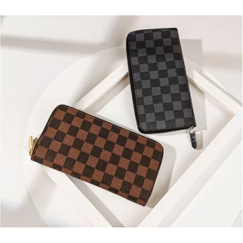 New Fashion Lattice Men's Wallet Printed Long Multi-card Wallet Temperament Men's Wallet
New Fashion Lattice Men's Wallet Printed Long Multi-card Wallet Temperament Men's Wallet