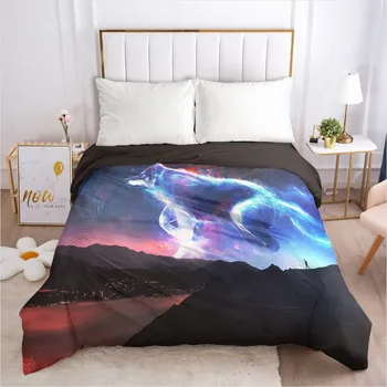 3D Comforter Cover Duvet Covers Quilt Case Bed Linen Colorful Wolf Design 265x230cm King Size Custom Bed Linens Bedding Bag Set
3D Comforter Cover Duvet Covers Quilt Case Bed Linen Colorful Wolf Design 265x230cm King Size Custom Bed Linens Bedding Bag Set