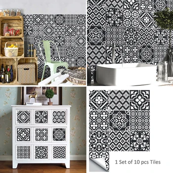 DIY Pattern Retro Tile Sticker Decals Waterproof Anti-skid For Bathroom Decor Simulated Ceramic Decorative Wall Or Floor
DIY Pattern Retro Tile Sticker Decals Waterproof Anti-skid For Bathroom Decor Simulated Ceramic Decorative Wall Or Floor