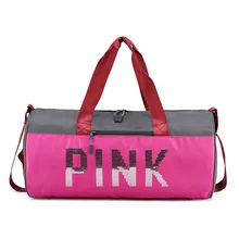 Sequins PINK Travel Bag Two-tone double shoulder bag Sports Gym bolsas Waterproof Handbags for Women Large Capacity Storage bag
Sequins PINK Travel Bag Two-tone double shoulder bag Sports Gym bolsas Waterproof Handbags for Women Large Capacity Storage bag