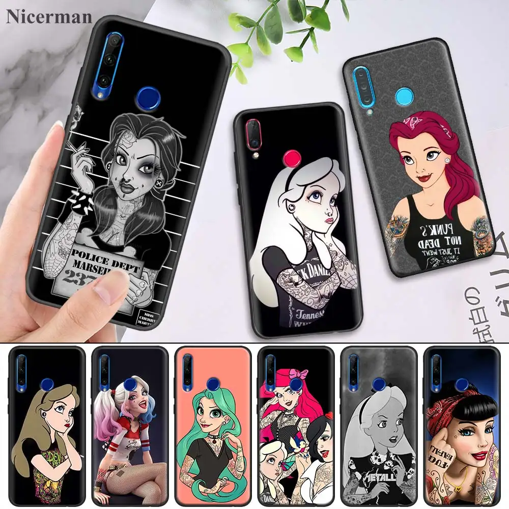 Tattoo Alice Ariel Jasmine TPU Case for Huawei Honor 8X 8C 8A 8S 9 10 9X 20i V20 Lite Pro Y7 Y6 Y5 Y9 2018 2019 Play Enjoy 9E 9S
Tattoo Alice Ariel Jasmine TPU Case for Huawei Honor 8X 8C 8A 8S 9 10 9X 20i V20 Lite Pro Y7 Y6 Y5 Y9 2018 2019 Play Enjoy 9E 9S