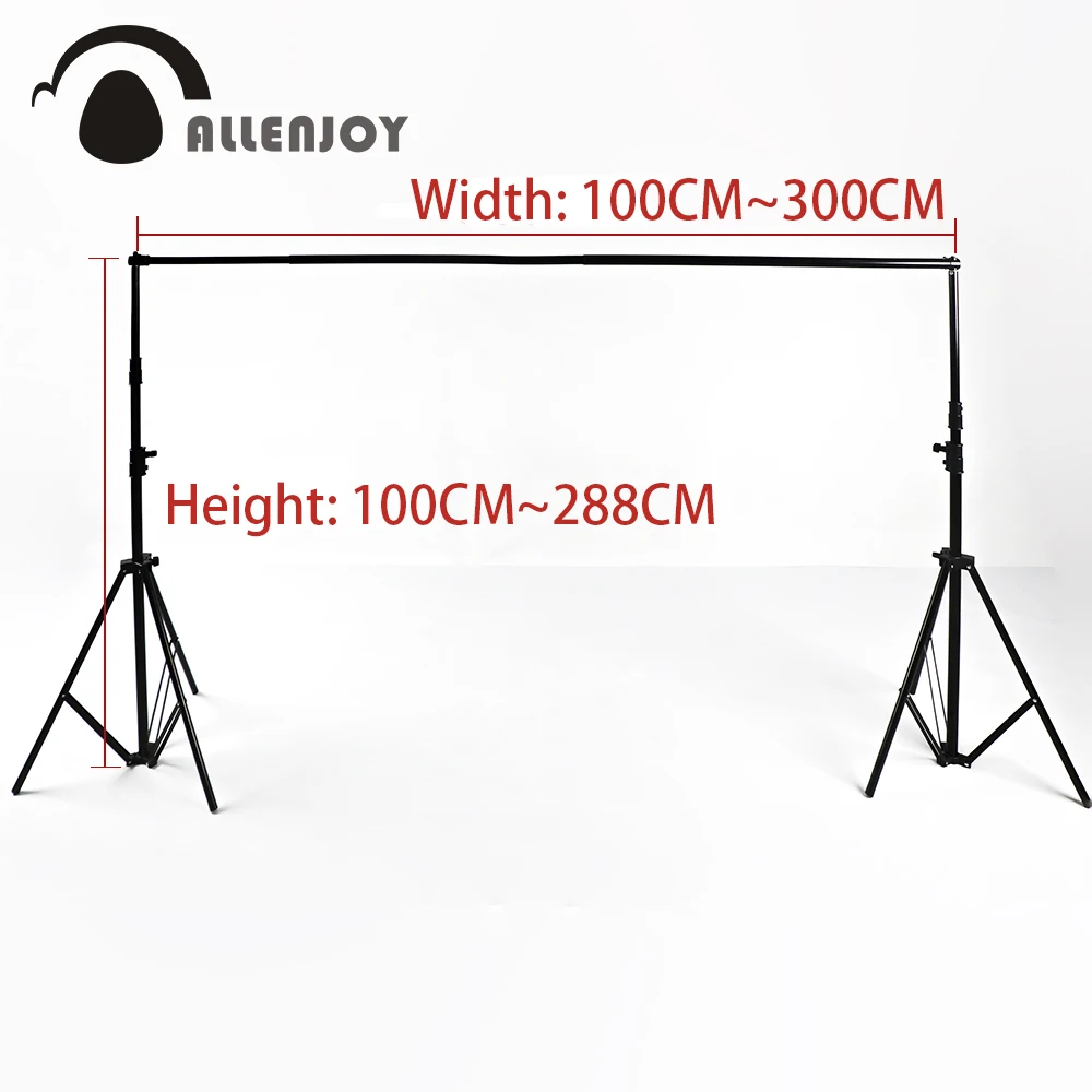 Allenjoy 3X2.88M/10*9.5ft photography adjustable backdrop stand prop Telescopic background support system accessory photo studio
Allenjoy 3X2.88M/10*9.5ft photography adjustable backdrop stand prop Telescopic background support system accessory photo studio