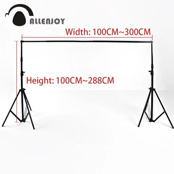Allenjoy 3X2.88M/10*9.5ft photography adjustable backdrop stand prop Telescopic background support system accessory photo studio
Allenjoy 3X2.88M/10*9.5ft photography adjustable backdrop stand prop Telescopic background support system accessory photo studio