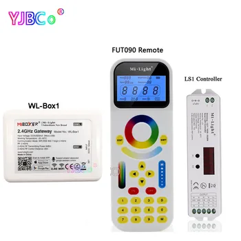 Remote FUT090 2.4GHz + WiFi iBox1+Miboxer LS1,DC12V 24V 15A,4 in 1 Smart LED Controller for Single Color, RGB RGBW CCT Strip 
Remote FUT090 2.4GHz + WiFi iBox1+Miboxer LS1,DC12V 24V 15A,4 in 1 Smart LED Controller for Single Color, RGB RGBW CCT Strip