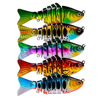 5Pcs Fishing Lures 9.5Cm with a Tackle Box for Multi Jointed Swim Baits Slow Sinking Hard Lure Fishing Tackle Kits
5Pcs Fishing Lures 9.5Cm with a Tackle Box for Multi Jointed Swim Baits Slow Sinking Hard Lure Fishing Tackle Kits