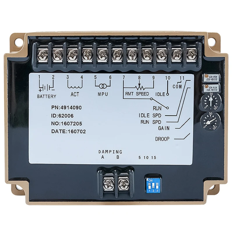 NTA855 Speed Controller 4914090 Engine Generator Part Electronic Govornor Control Board Module Ac Alternator Accessories
NTA855 Speed Controller 4914090 Engine Generator Part Electronic Govornor Control Board Module Ac Alternator Accessories