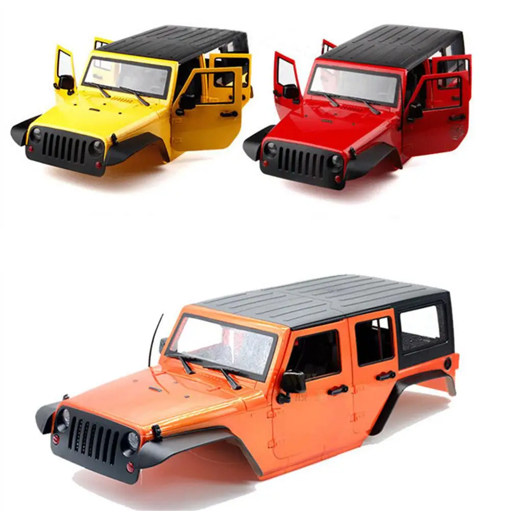 Unassembled 12.3inch 313mm Wheelbase Car Body Shell for 1/10 RC Crawler Axial SCX11 SCX10 90046 90047 Jeep Wrangler | Игрушки и хобби