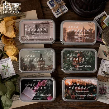 Retro Stamps Collection Travel Plants Butterfly Scrapbooking Tin Box Stickers Stationery Paper Sticker for Crafts
Retro Stamps Collection Travel Plants Butterfly Scrapbooking Tin Box Stickers Stationery Paper Sticker for Crafts