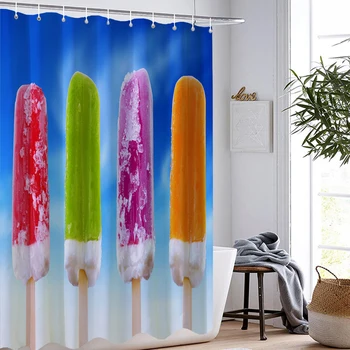 Candy/Ice Cream Shower Curtains Cotton Candy Waterproof Washable Cute Cartoon Comfortable For Kids Gift Bathroom Curtain
Candy/Ice Cream Shower Curtains Cotton Candy Waterproof Washable Cute Cartoon Comfortable For Kids Gift Bathroom Curtain