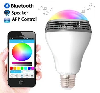 Intelligence multi-color Music LED Bulb Wireless Bulb Shaped Heavy Subwoofer Bluetooth Speaker Phone Long-range Control
Intelligence multi-color Music LED Bulb Wireless Bulb Shaped Heavy Subwoofer Bluetooth Speaker Phone Long-range Control